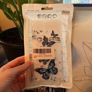 New iPhone 13 Blue Butterfly Phone Case